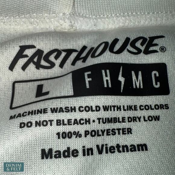 Fasthouse Youth Grindhouse Akuma Black Motocross Jersey Speed Frees My Soul NEW - Picture 9 of 11